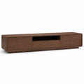 Szafka RTV z drewna orzechowego 200x40x45 cm