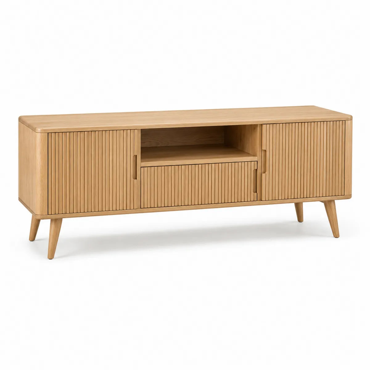 Szafka RTV z drewna dębowego 150x40x50 cm