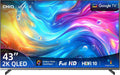 CHiQ telewizor, Google L43QST Smart TV, 43 cali, TV, QLED, HDR, potrójny tuner DVB- T2, S2, dźwięk Dolby, HDMI, Full HD, Prime Video & HBO Max, Dolby Audio DVB-T2