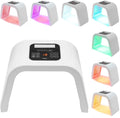 NIGORIY, Photon LED 7 kolory Photon Therapy twarz Maska luminoterapia Maska 7 Wave długości LED Maska piękna minutnik 5-60 min Światło