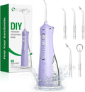 OasiSmile, IPX7 Przenośny, elektryczny hydropulent dentystyczny, 300 ML, IP65, 4 tryby, Dom i podróż