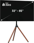 JAPANNEXT, Smart TV JN -3265 -TRIWOOD, 65 cali, TV, Max 35 kg ładunku, JAPANTEXT Mount Tripod Drewno do TV & Screen, Wysokość i Pivot Regulacja JN-3265-TRIWOOD