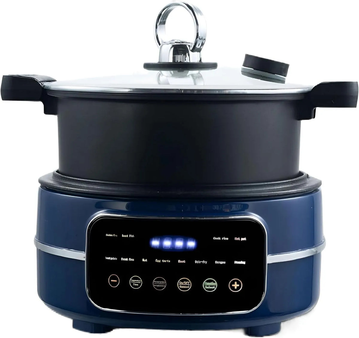 QUTBAG ryżowar, Naczynie do gotowania, 5 l, 80 do 200°C, minutnik, cyrkulacja powietrza Hot 360 °, Multi- kuchenka 5 l