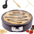 Duronic, płyta grzewcza, 37 cm, 1500 W, wyjmowane, 2 strefy temperatury, PM152 Elektryczny crepe maker 1500 W
