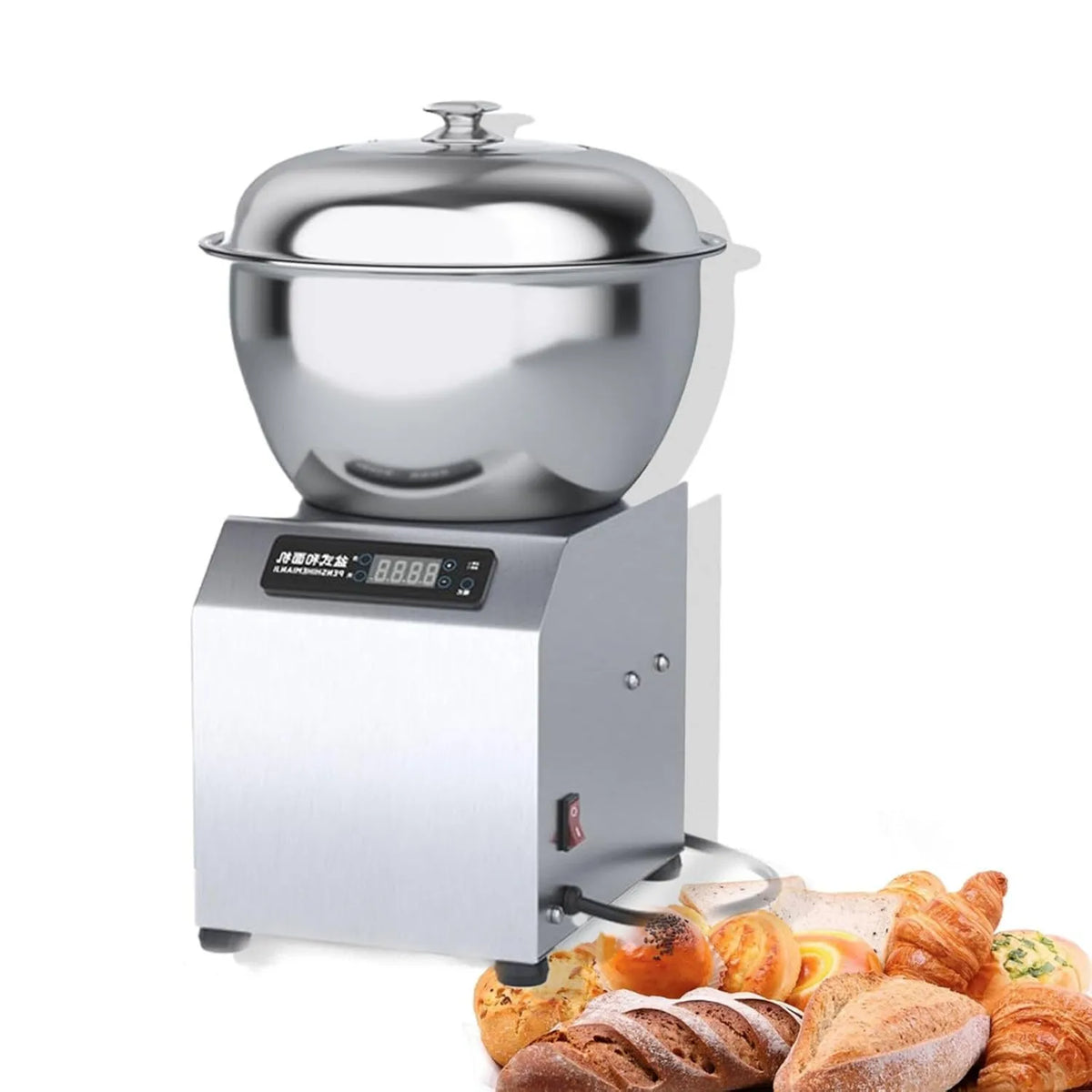 Lissontine, Pizzeria, Podwójne obroty, do restauracji, Profesjonalne elektryczne 2200 w, Ciężkie akumulatory 8 kg, Stal nierdzewna Bol, Tactile Panel