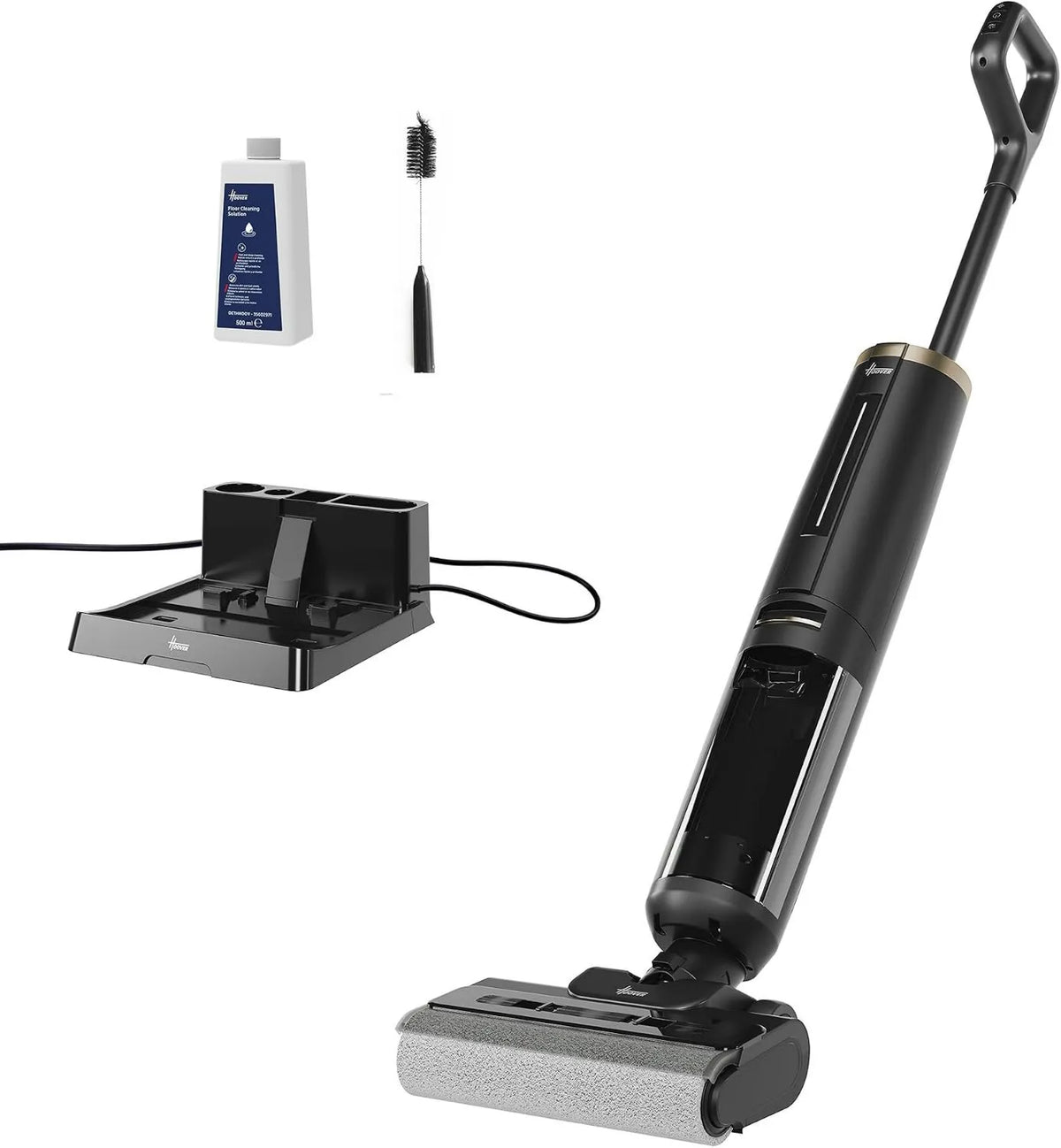 Hoover, HW3 Odkurzacz, 40 min autonomia, samoczyszczenie i suszenie powietrza Gorące 55 °, Potężny 16 000 Pa 000Pa
