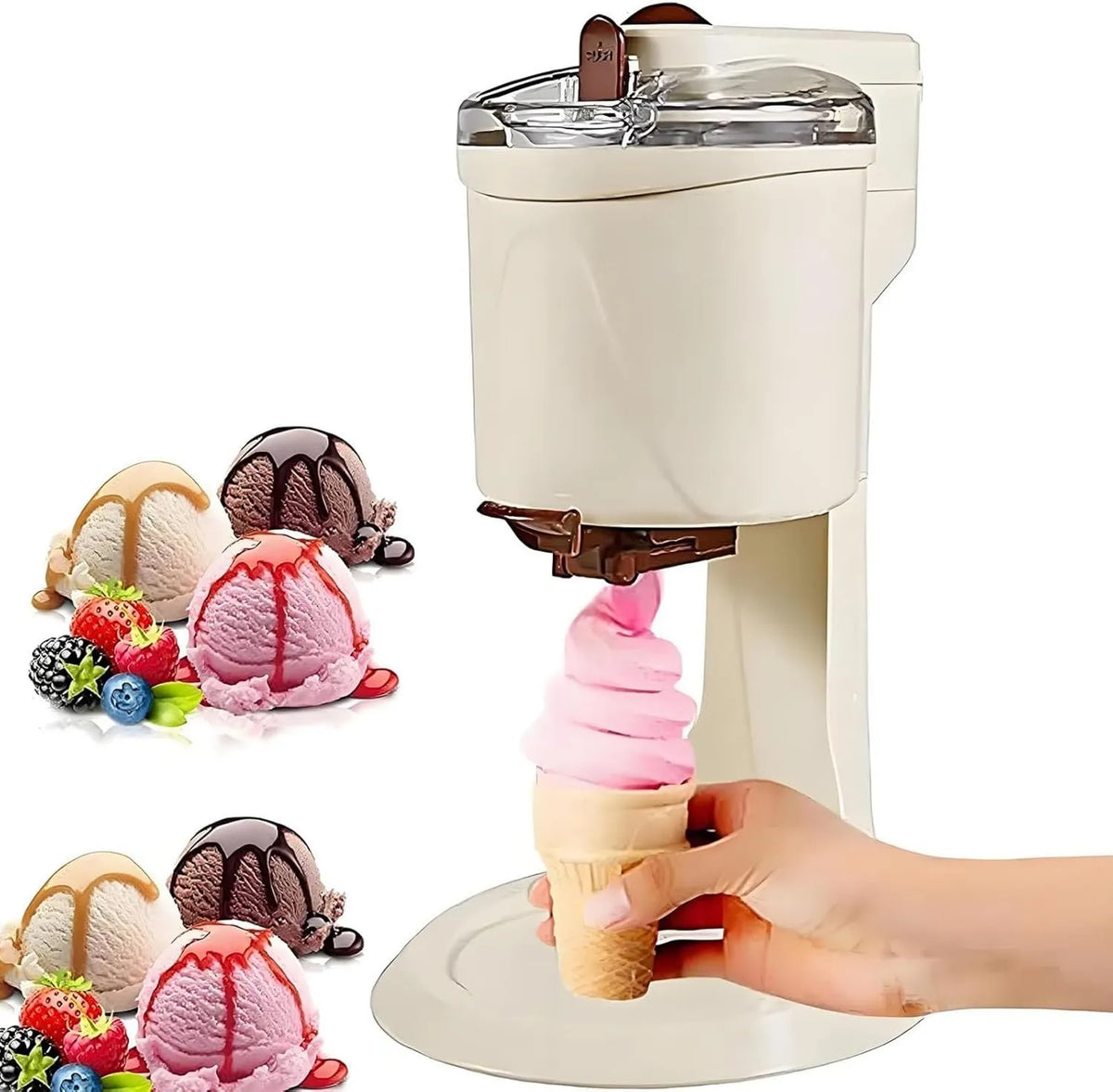 generic, Maszyna do Yaourt, kostkarka do lodu i sorbetu, 1000 ml, dla Desserts aux Fruits