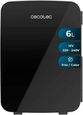 Cecotec, Bolero MiniCooling 6 l 12 V- 220 V Lodówka, 6 l, 12 V, 2 strefy temperatur, Zakres temperatur 5- 65o, Kompatybilny z samochodami i 12 V-220 V 5-65o