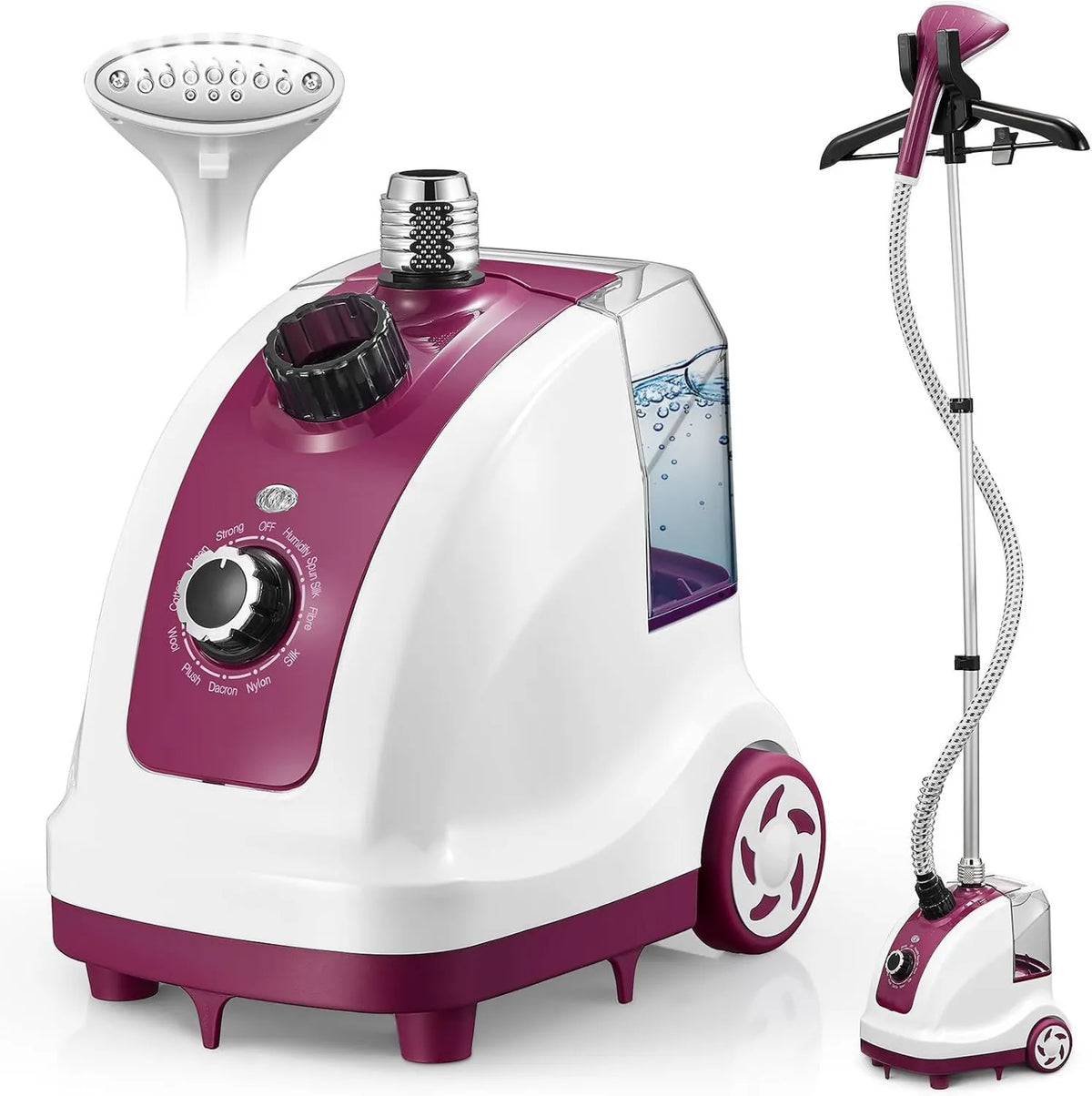 Cozary parownica do ubrań, Płyta, 1.35 l, 1950 W, 11 programów, para, do prasowania bolońskiego