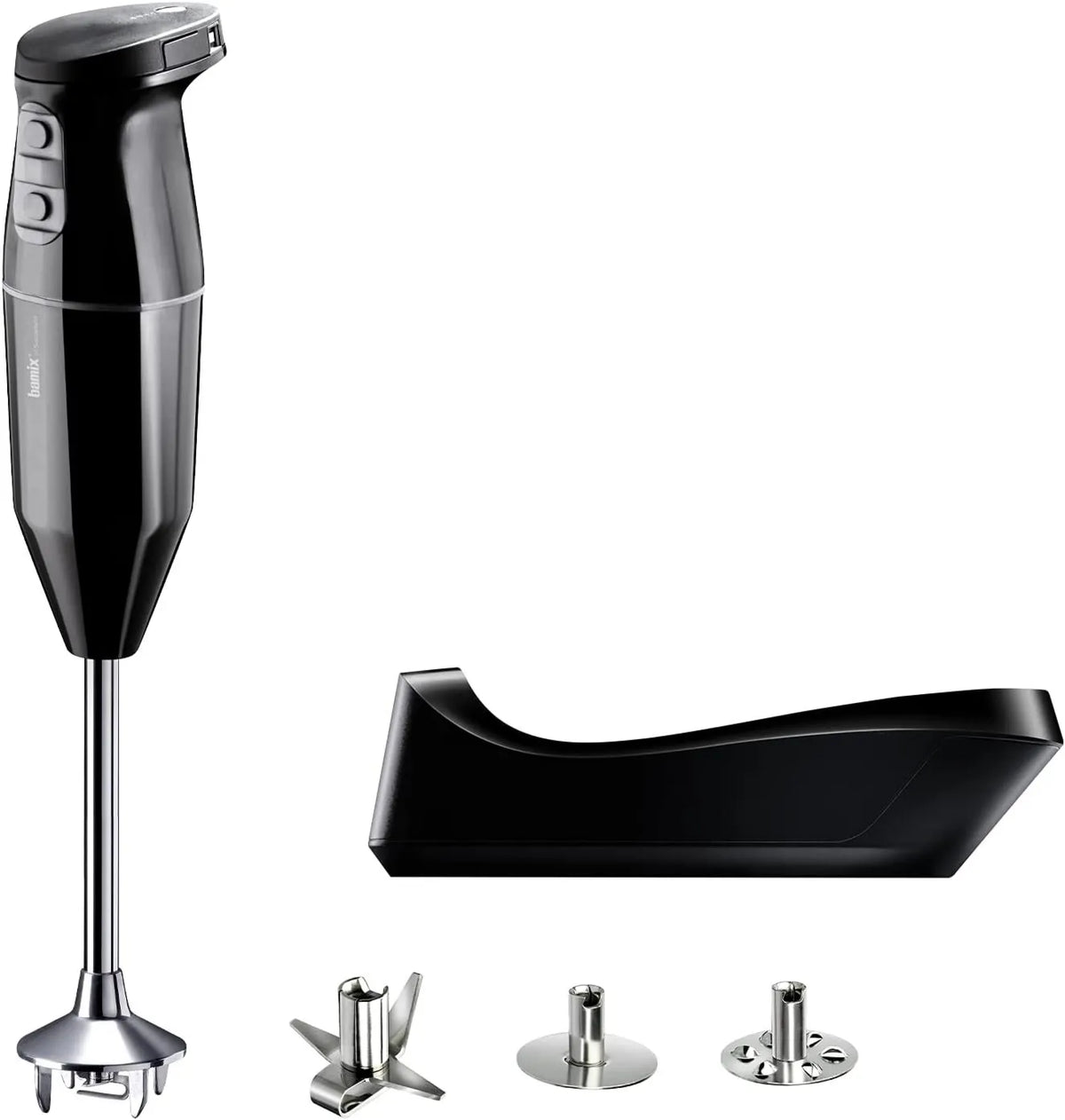 Blender ręczny, 250 W, 20 min, zasilanie akumulatorowe, bamix Bezprzewodowy blender ręczny zestaw cordless Plus, w zestawie Multi