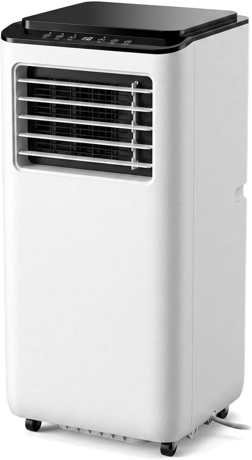 HUGGWRT klimatyzator przenośny, Klimatyzator, licznik, 10000 BTU, Zestaw instalacji INCL, 2 prędkości, 24h minutnik, Niska konsumpcja, Wentylator Chłodziarka do dużych części