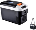 FHKBB minilodówka, Zamrażarka V, 24, 10 l, 12 V, przenośna, LCD ekran, 110 ~ 240 V, LCD panel, 10 l Lodówka samochodowa, Mini lodówka