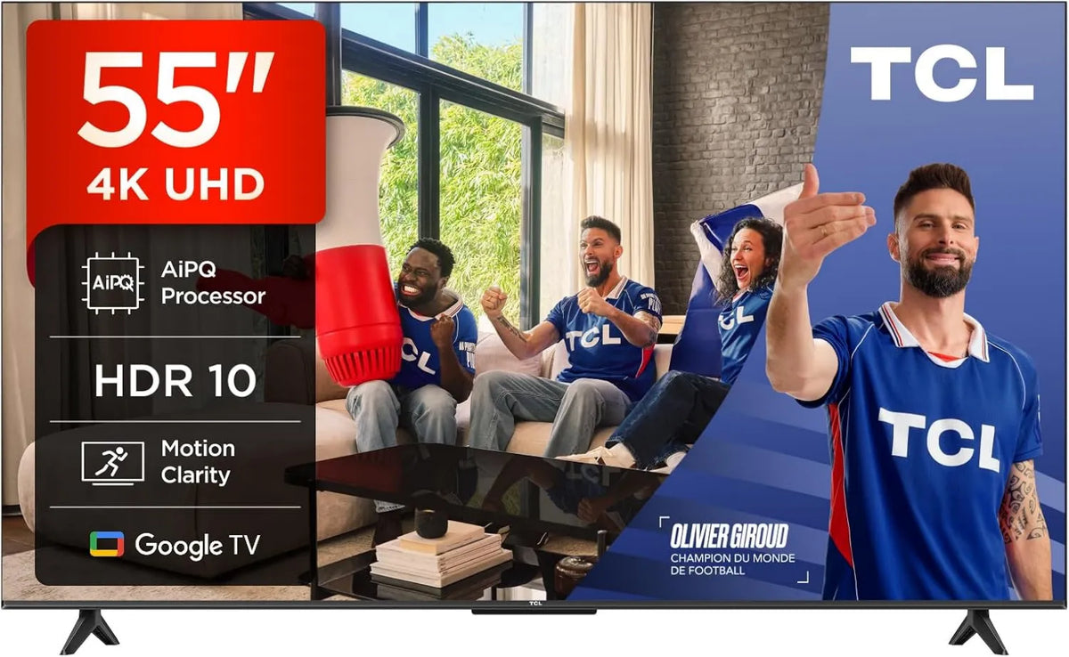 TCL telewizor, Google 55 V6C Smart TV, 55 cali, TV, 4K UHD, HDR, Sound Dolby, Google Assistant, Alexa i Siri, Dolby Audio, 55 V6C LED Smart TV Direct 55 '