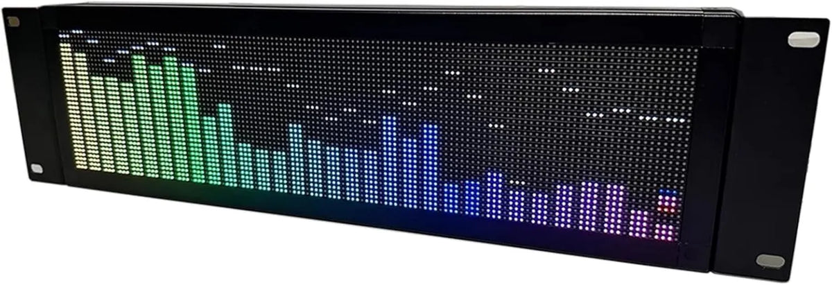 Generic, Produkt LED wyświetlacz spektrum obrazu z pilotem, czujnik rytmu dźwięku, 16 kolorów, 22 tryby dynamiczne, jasność