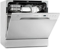 KLARSTEIN zmywarka wolnostojąca, zmywarka, 6 programów, przenośne, ciche, Mini Wash 8- kawałek Chiny, Compact Tabletop, Łatwy w instalacji