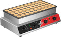 crosson gofrownica / opiekacz, 50PC mini naleśnik, Aparat fotograficzny, 850 W, 43 mm, licznik, profesjonalne, z powłoką nieprzywierającą powłoki, stal nierdzewna, do naleśników, CROSON 50PCs