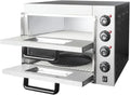 Piec do pizzy, 220 V, 110 V, timer, Profesjonalny elektryczny piec do pizzy z kamienną podstawą, do domu lub restauracji