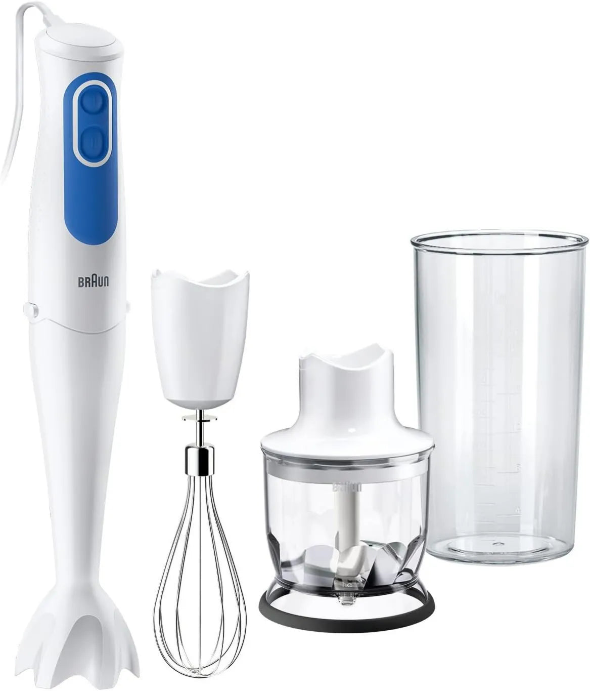 Braun blender ręczny, MQ3025 Blender, 700 W, biały, MultiQuick 3 Omlet