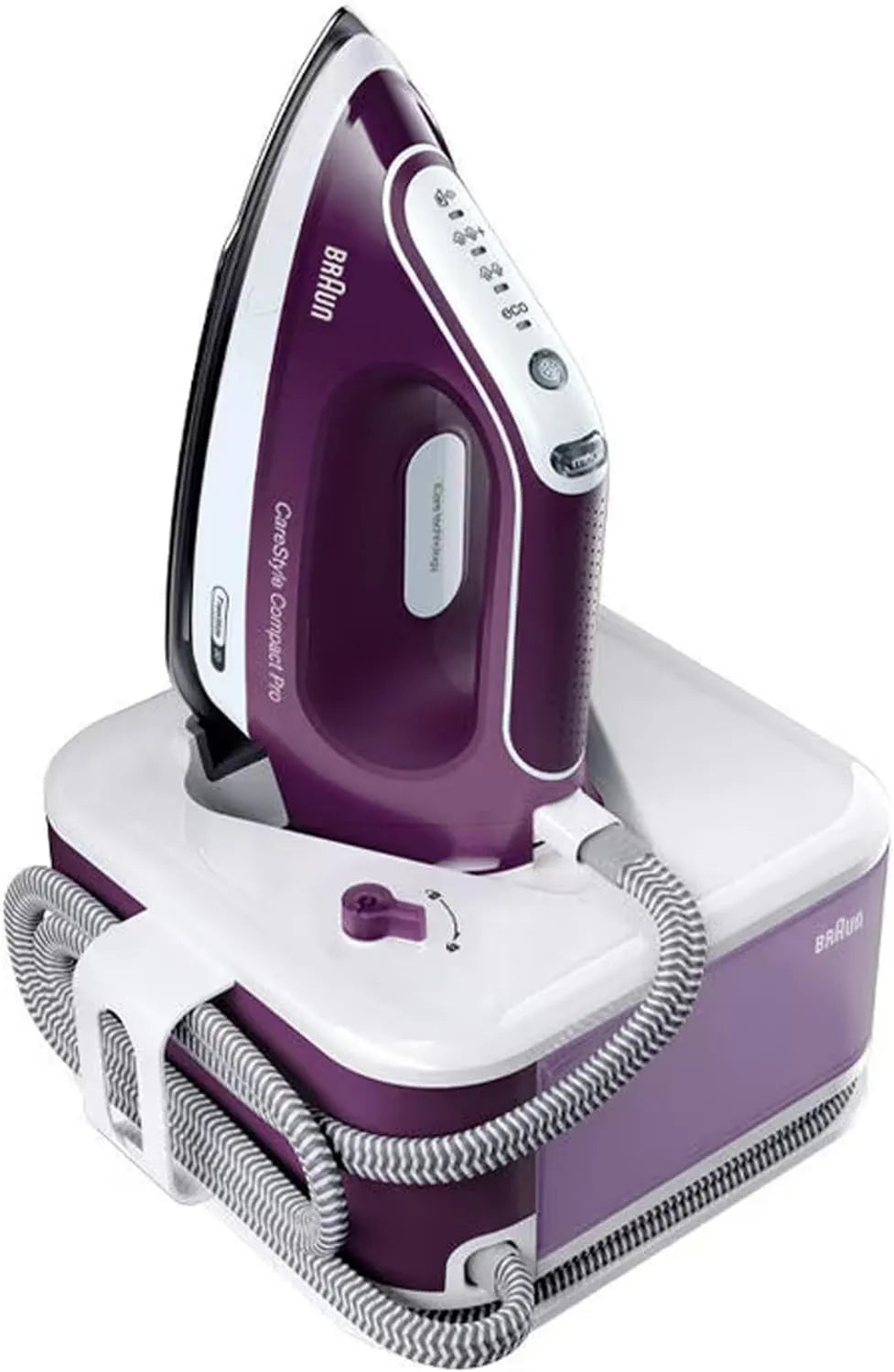 Braun, IS2577VI fioletowy kolor, podeszwa ceramiczna, para plant Series 2, ciśnienie 5 bar, system antywapniowy