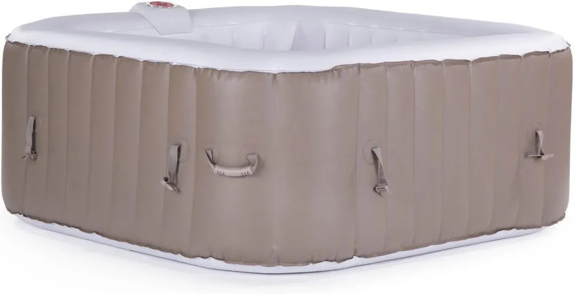 Pompa wodna, 1800 W, 1,91 m³/h, Dmuchane spa 'Monac' z PVC, Szaro-brązowe/kremowe