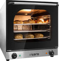 Saro mini piekarnik, Piec elektryczny, 435 x 315 mm, 60 do 300°C, licznik, stal nierdzewna, 67 kW, Zakres temperatur 60- 300°C, - Terni Konwekcja piekarnik