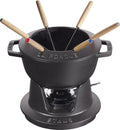 STAUB, Fondue, 18 cm, odlewane żelazo, czarne, do Fondue Savoyard