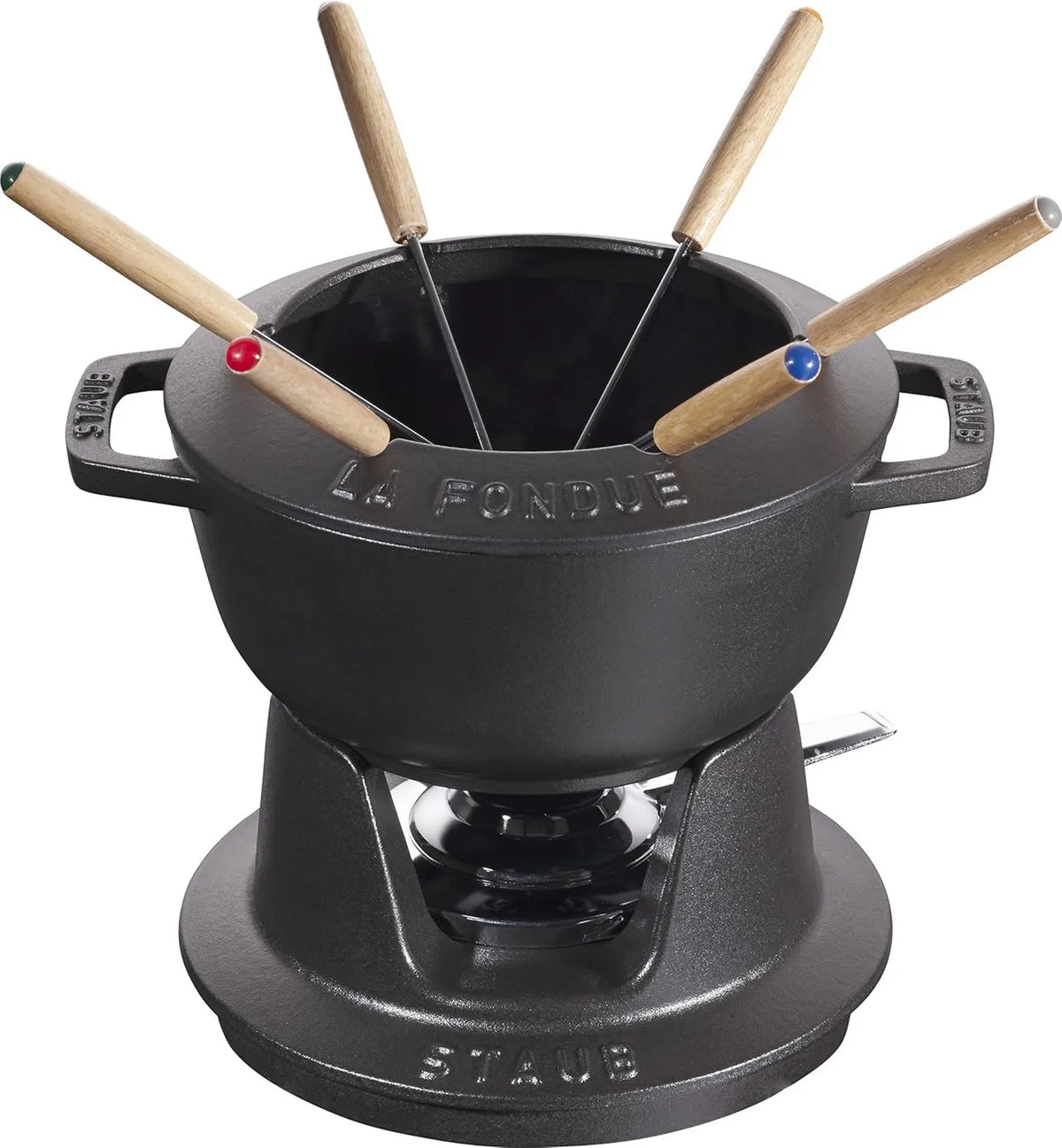 STAUB, Fondue, 18 cm, odlewane żelazo, czarne, do Fondue Savoyard