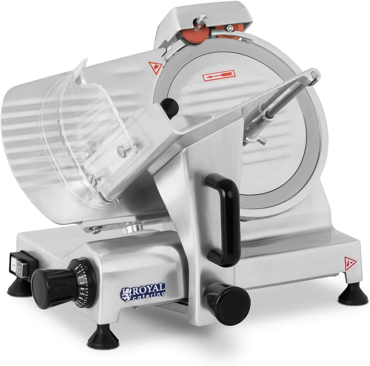 Royal Catering krajalnica, RCAM- 250PRO Zintegrowana głowa, Push, do Jam Sliceer Universal Multi- Use, Blade ø 250 mm, 180 W, Slices 0- 12 mm RCAM-250PRO
