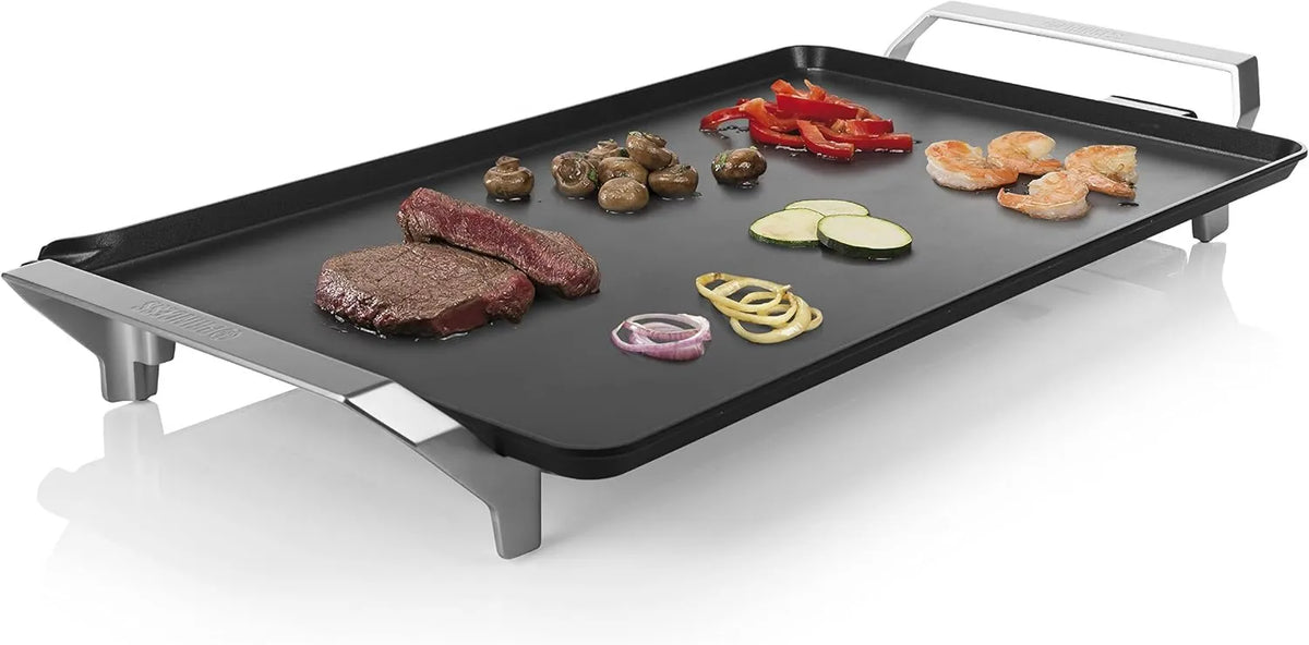 Princess, Księżniczka płyta grzewcza, 36 x 60 cm, 2500 W, grill, Termostat regulowany z precyzją, Premium XXL stół Chef, Grill stołowy, 103120