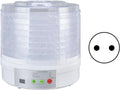 Haofy suszarka do żywności, EU 220 V Odwodnienie maszyny, Suszarnia, Nawilżanie, Odwodnienie żywności, 350 W, 220 V, Usuwalne, 8 Płyty