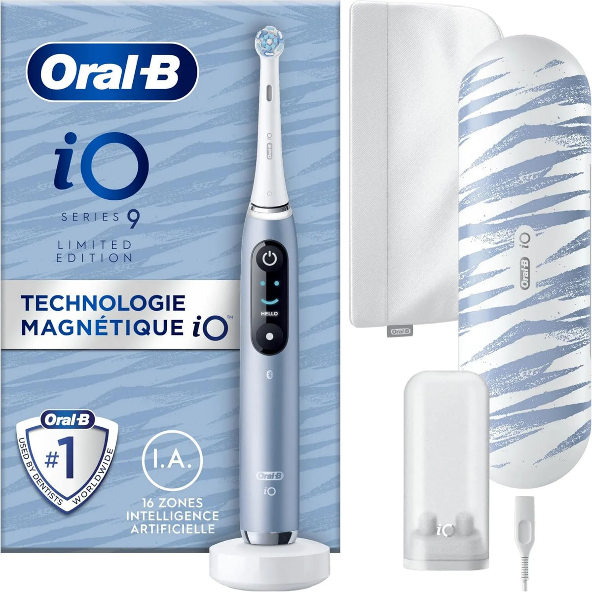 Oral-B, Szczotka Series 9, szczotka do zębów, Bluetooth, 7 trybów
