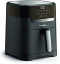 Moulinex frytkownica beztłuszczowa, 2in1 suszarka na gorące powietrze, 6 l, Easy Fry & Grill Oil Free Fry 4- 8 programów, grill, żeliwo, 8 programów automatycznych 2en1