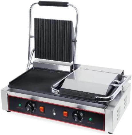 Générique, Grill, grill panini i croque- monsieur, od 0 do 300°C, 3, 6 kW, profesjonalny, stal nierdzewna