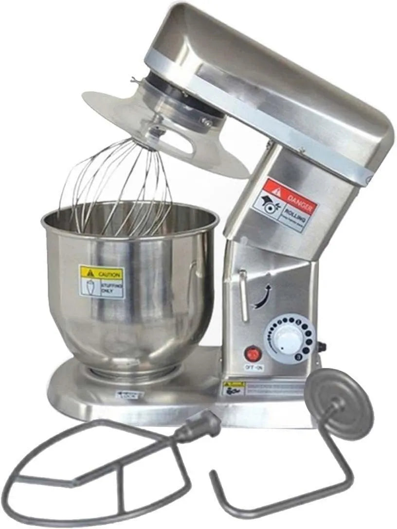 Generic maszynka do makaronu, INOX 5 l 5 l / 7 l / 10 l Silnik, Robot, 10 l, 500 W, 5 l, 7 l, pizza, 3 prędkości, profesjonalny, cichy, stal nierdzewna, na chleb 5 l/7 l/10 l